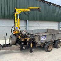 IFOR WILLIAMS TRAILER WITH HYVA CRANE, 2006